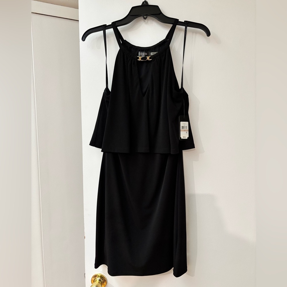 Guess Strapless Black Dress